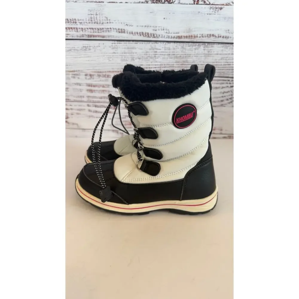 Khombu Alpine Mackenzie Unisex Waterproof Warm Winter Snow Boots Size 1